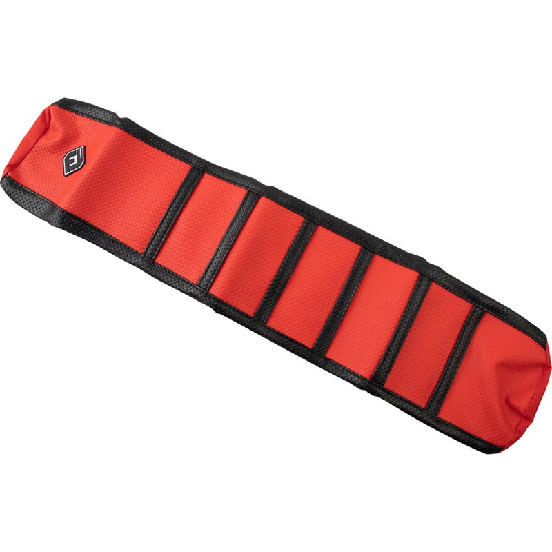 Flu Designs Inc. Pro Rib Seat Cover - Black/Red/Black - CRF '21-'23 15507
