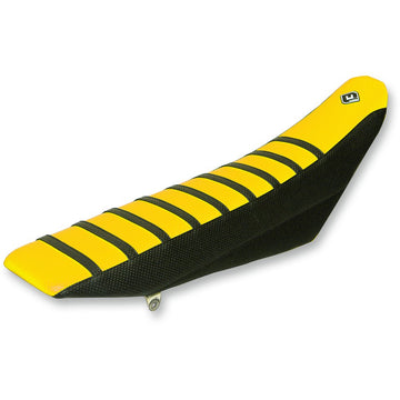 Flu Designs Inc. Pro Rib Seat Cover - Yellow/Black - RMZ '01-'08 45503