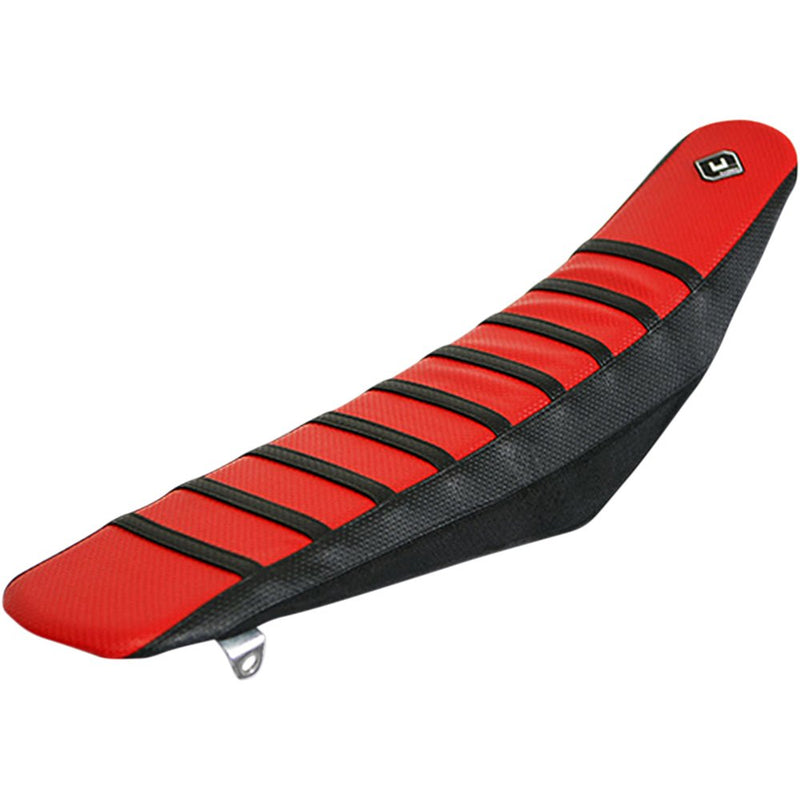 Flu Designs Inc. Pro Rib Seat Cover - Red/Black - CRF '17-'21 15505