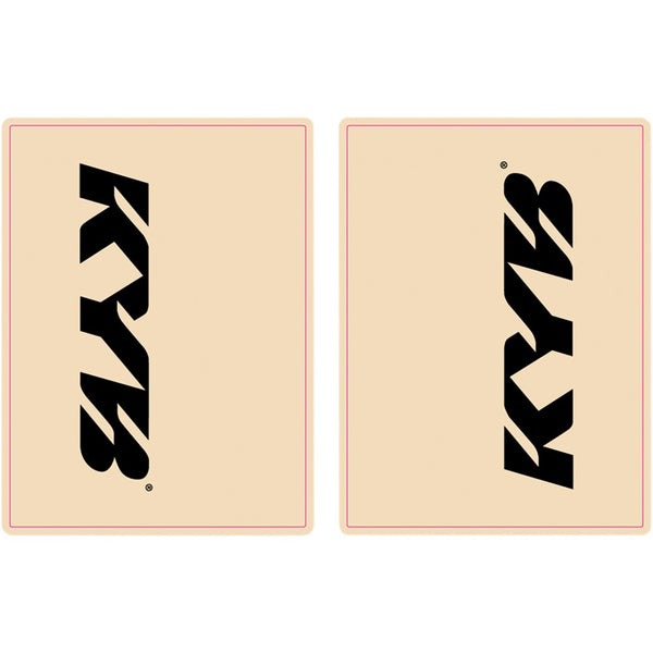 Flu Designs Inc. Upper Fork Decal - KYB - Black 01015