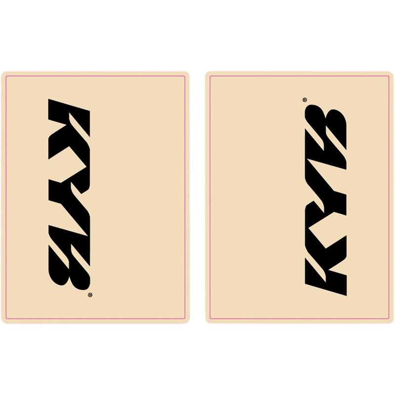 Flu Designs Inc. Upper Fork Decal - KYB - Black 01015
