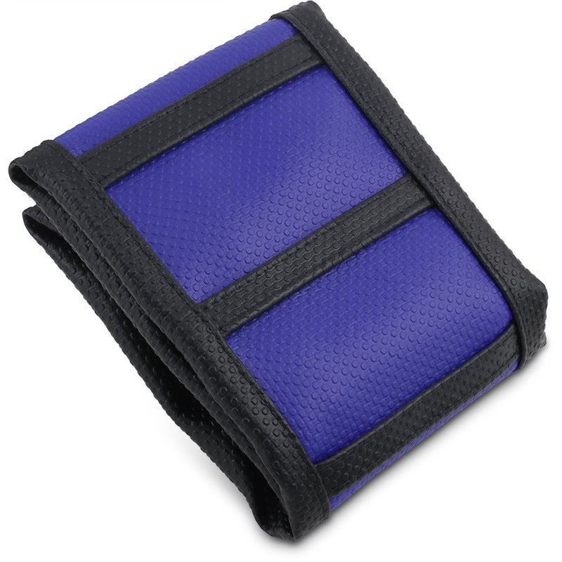 Flu Designs Inc. Pro Rib Seat Cover - Blue/Black - YZ '98-'02 35510