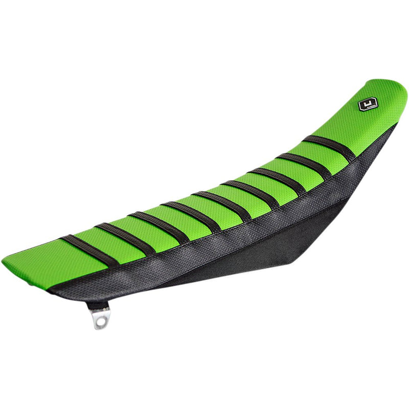 Flu Designs Inc. Pro Rib Seat Cover - Green/Black - '16-'21 25505