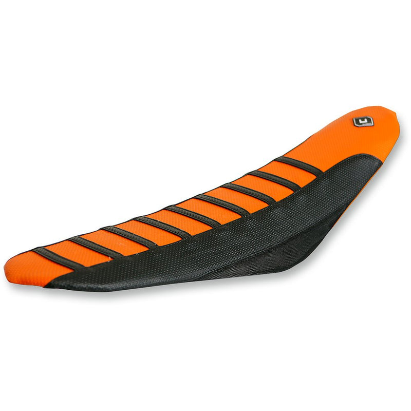 Flu Designs Inc. Pro Rib Seat Cover - Orange/Black - KTM '03-'07 55500