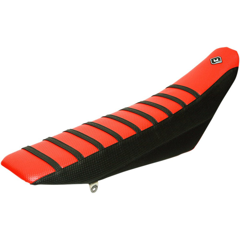 Flu Designs Inc. Pro Rib Seat Cover - Red/Black - YZ '14-'22 35507