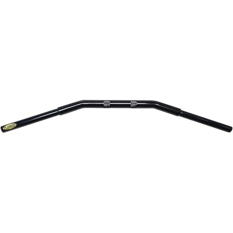 Flanders 1-1/4" Handlebar - Wide Drag - TBW - Black 652-48496