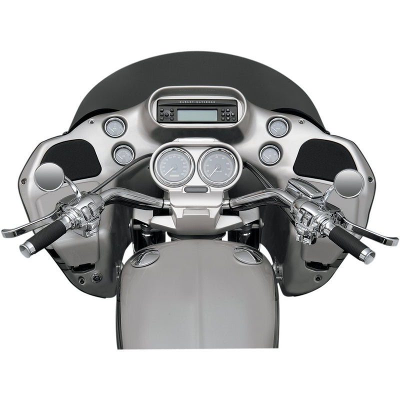 Flanders 1" Handlebar - Swept Back - Knurled - Dimpled - Chrome 650-08075