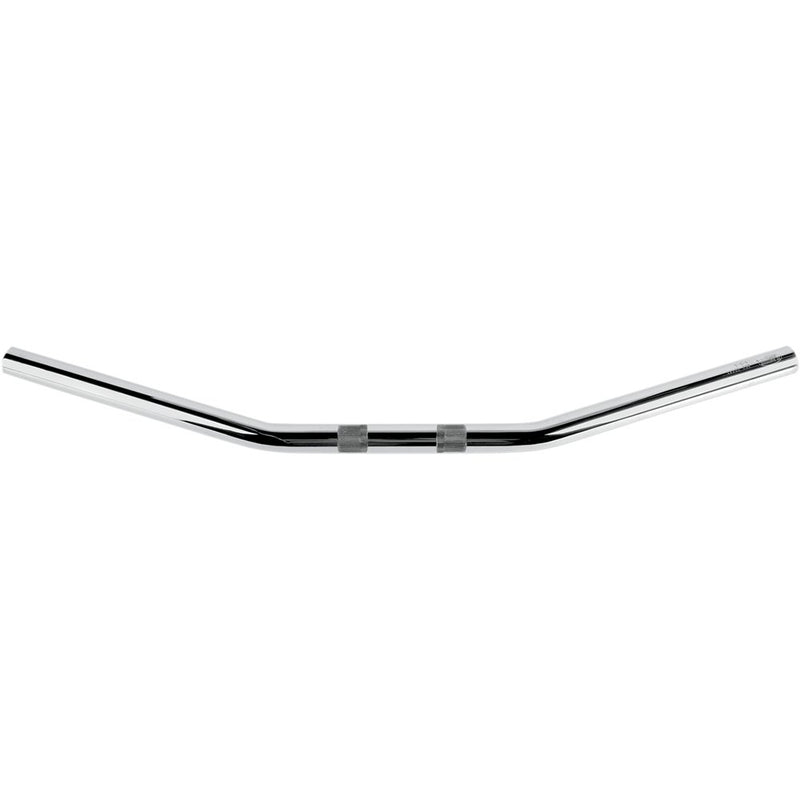 Flanders 1" Handlebar - Narrow Center - Knurled - Dimpled - Chrome 650-08445