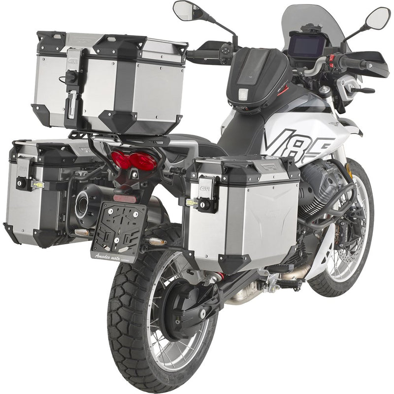 Givi Side Rack Pannier Holder - Outback - Guzzi V85 PLO8209CAM