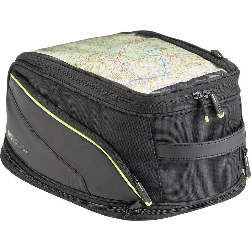 Givi Tank Bag - 26 Liter - Black/Yellow Piping EA131