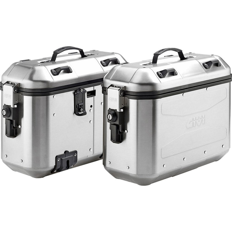 Givi Dolomiti Monokey Side Cases - 36L - Silver DLMK36APACK2