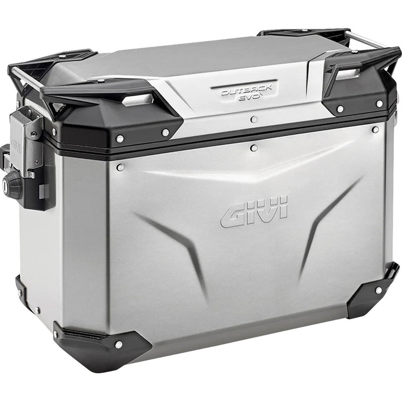 Givi Outback Evo Side Case - Left - 48 Liter - Silver OBKE48ALA