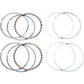 Hastings Piston Rings - 3.437" + 0.030" - 74" Big Twin 2M6482030