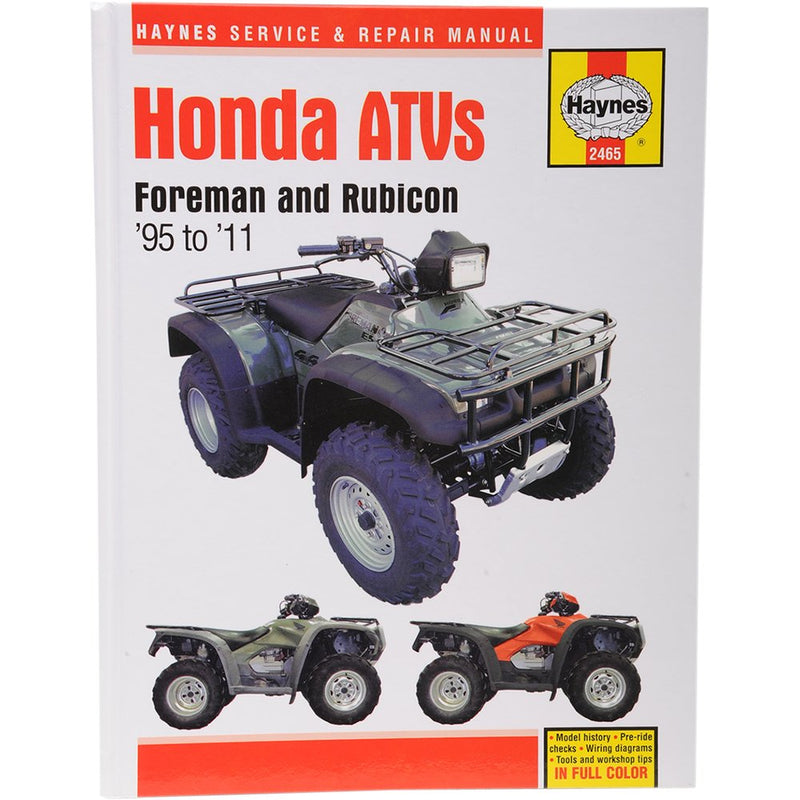 Haynes Manual - Honda - TRX400 / TRX450S / TRX500 / ES Foreman M2465