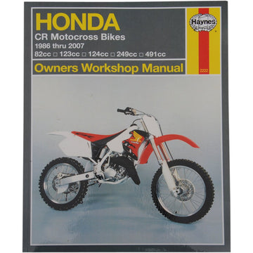 Haynes Manual - Honda - CR250 / 500R M2222