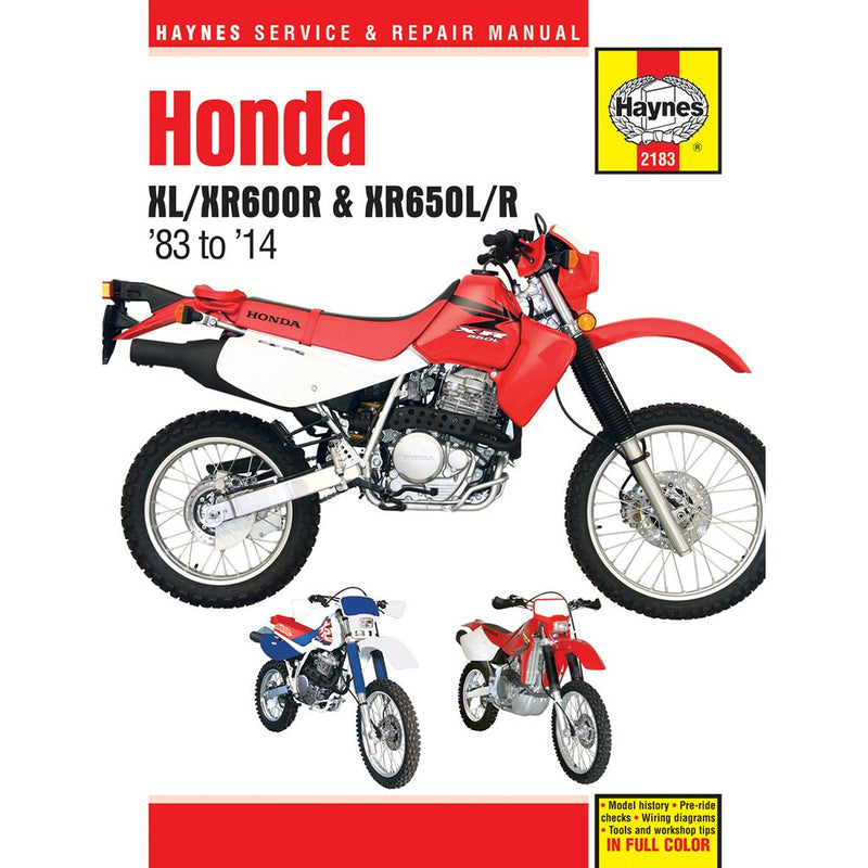 Haynes Manual - Honda - XL600R / XR600R M2183