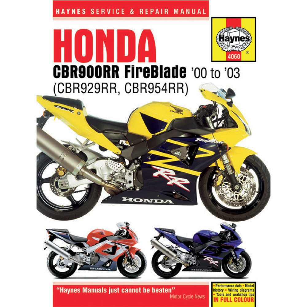 Haynes Manual - Honda - CBR929/954 M4060