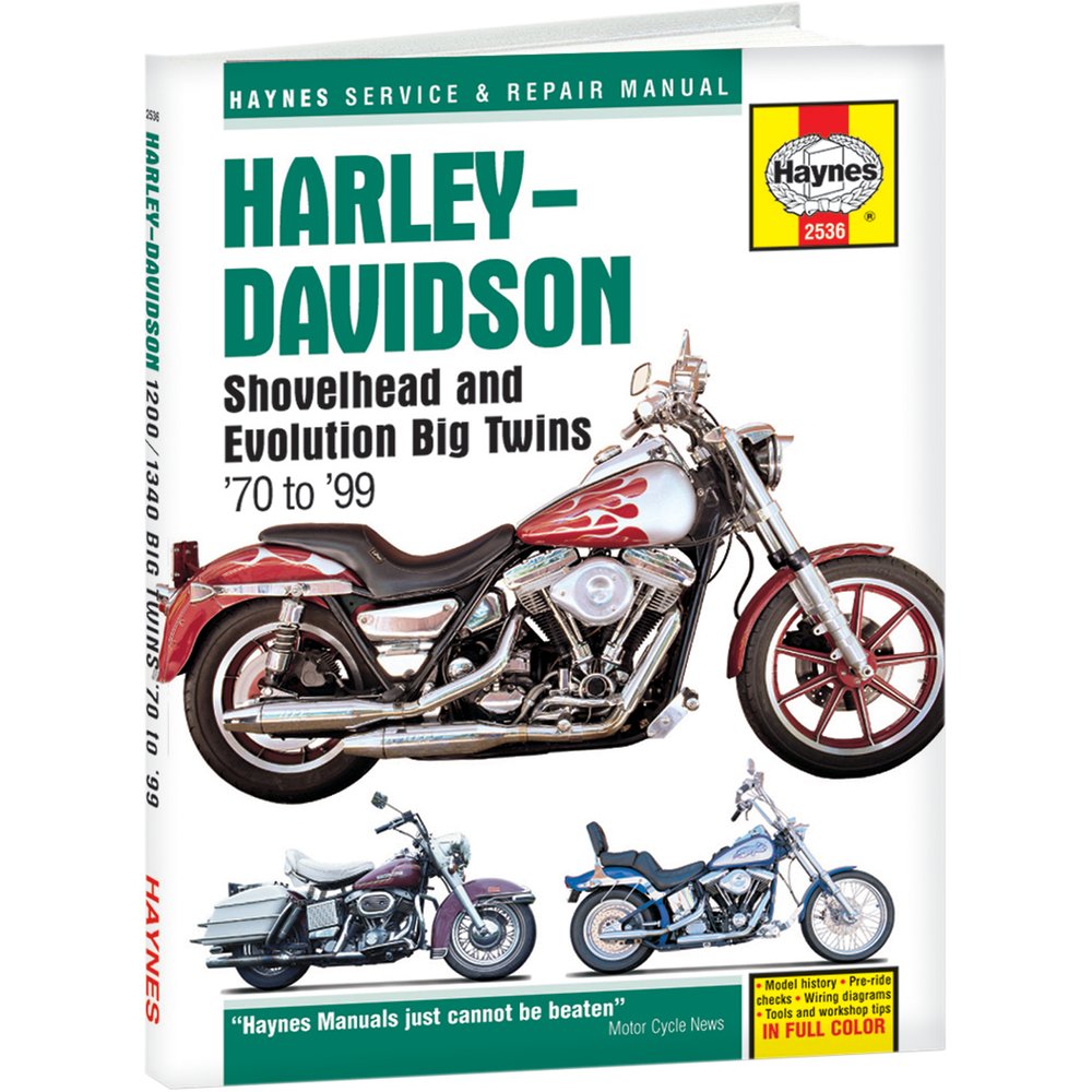 Haynes Manual - Harley-Davidson - Shovelhead & Evolution Big Twins '70-'99 M2536