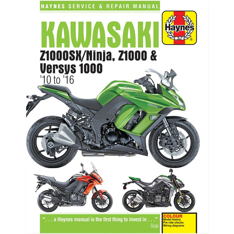 Haynes Manual - Kawasaki - Z1000SX / Versys '10-'16 M6377