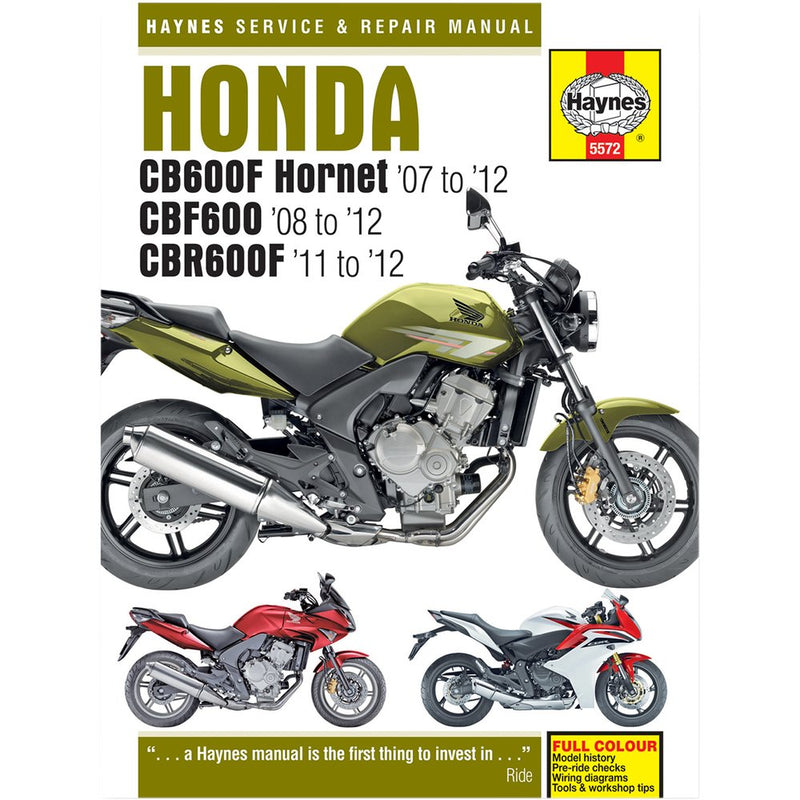 Haynes Manual - Honda - CB600F / CBR600F M5572