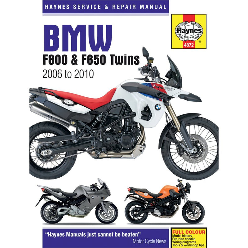 Haynes Manual - BMW - F650 / F800 Twins '06-'16 M4872