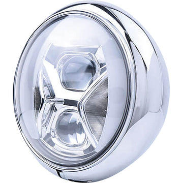Highsider Adaptive Headlight with Housing - 7" - Chrome 223-240