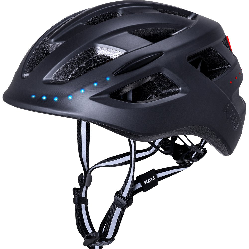 KALI Central Lit Helmet - Matte Black - S/M 0250521216