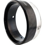 KHROME WERKS Exhaust End Cap - Billet Cut Tip - Carbon - 4-1/2" 200881p