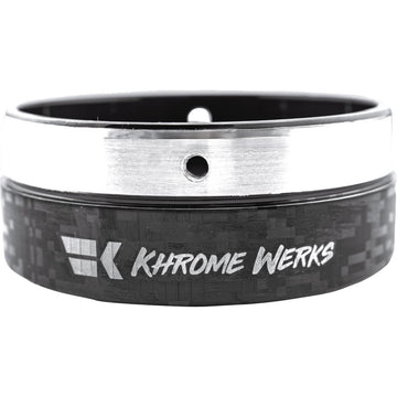 KHROME WERKS Exhaust End Cap - Billet Cut Tip - Digital Camo - 4-1/2" 200880P