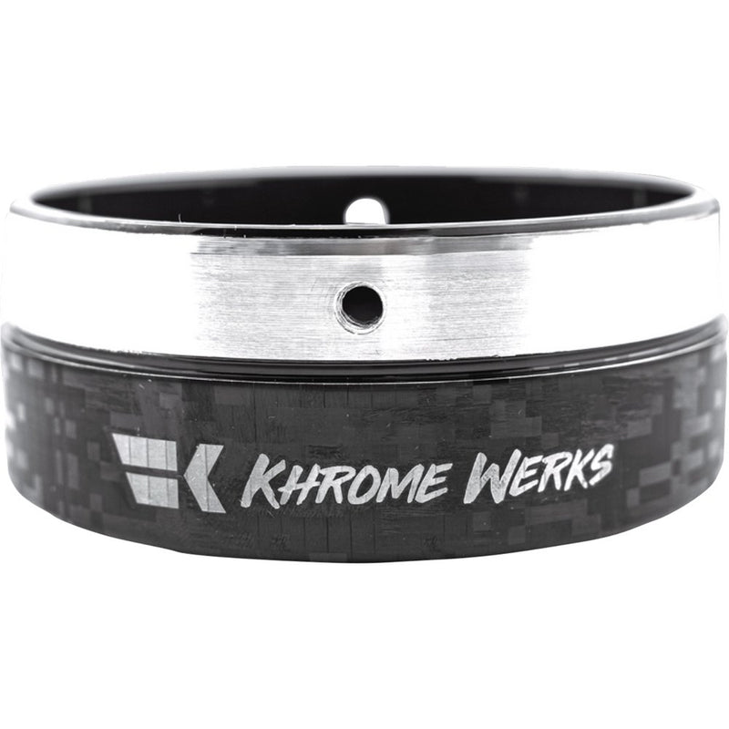 KHROME WERKS Exhaust End Cap - Billet Cut Tip - Digital Camo - 4-1/2" 200880P