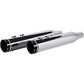 KHROME WERKS 4-1/2" HP-Plus? Slip-On Mufflers - Chrome with Tracer - Touring 202735