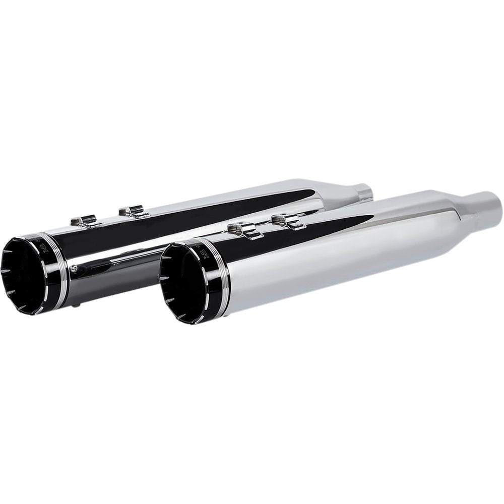 KHROME WERKS 4-1/2" HP-Plus? Slip-On Mufflers - Chrome with Tracer - Touring 202735