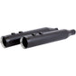 KHROME WERKS 4-1/2" HP-Plus? Slip-On Mufflers - Black with Turbine - Touring 202870