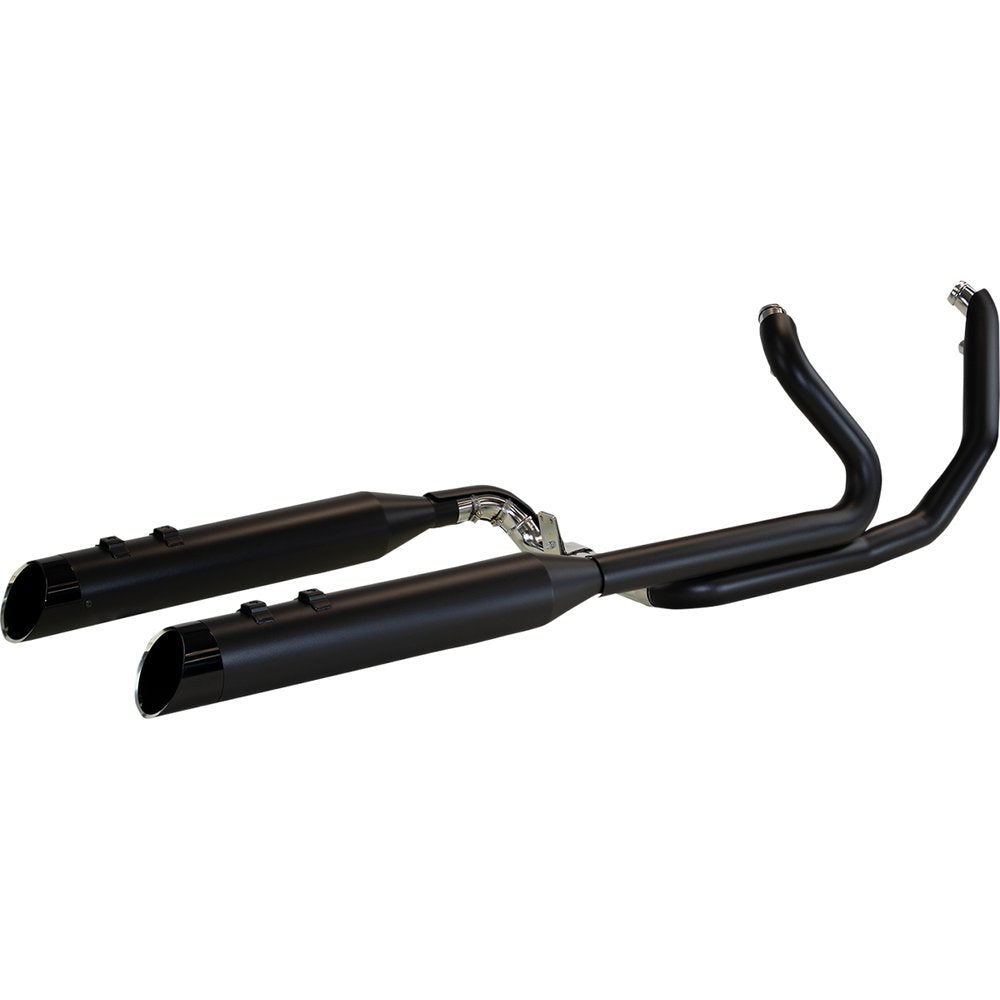 KHROME WERKS 2-Into-2 Two-Step Crossover Header System - Black - FL 200445