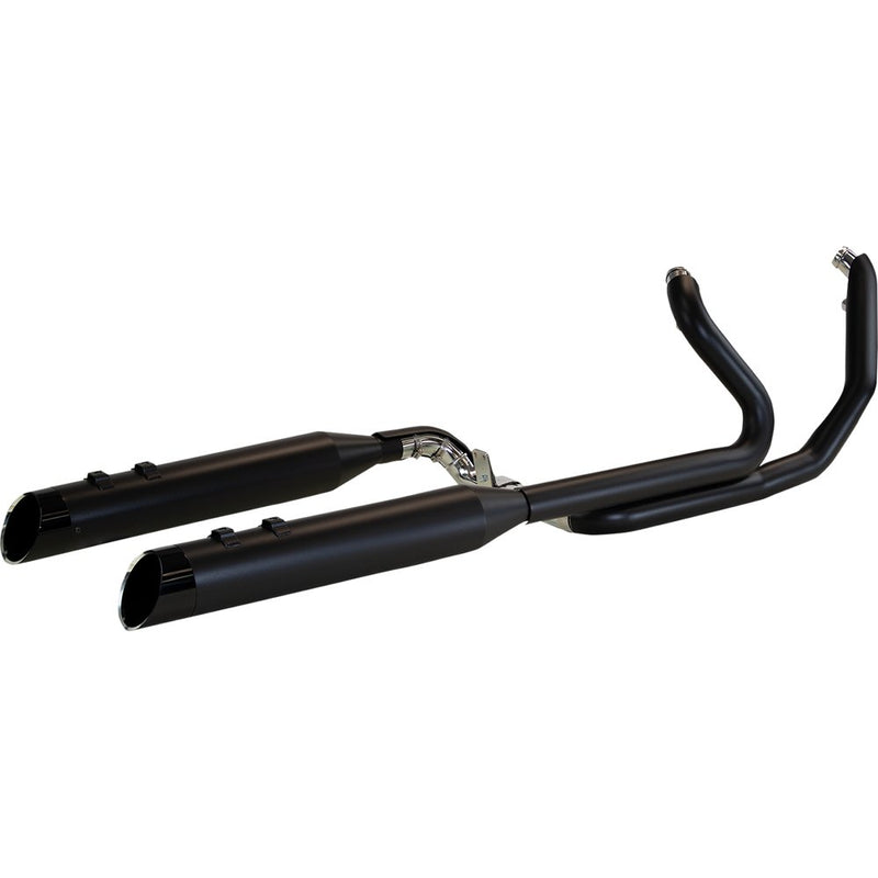 KHROME WERKS 2-Into-2 Two-Step Crossover Header System - Black - FL 200445