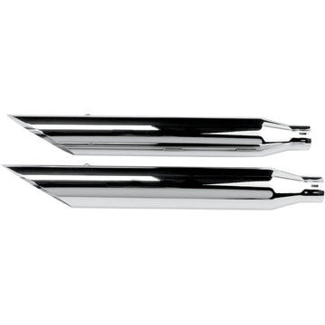 KHROME WERKS 3" HP-Plus? Slip-On Mufflers - Slashcut 202350