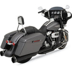KHROME WERKS 2-into-2 Dominator Exhaust System with 4-1/2" Mufflers - Black - FL 200810A