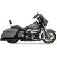 KHROME WERKS 2-into-2 Dominator Exhaust System with 4-1/2" Mufflers - Black - FL 200810A