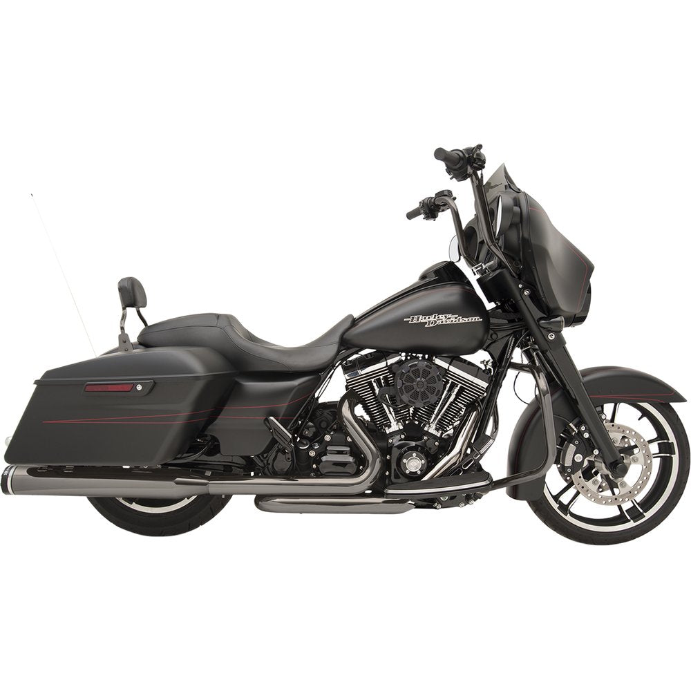 KHROME WERKS 2-into-2 Dominator Exhaust System - Eclipse? - '09-'16 FL - With 4-1/2" Muffler 201830