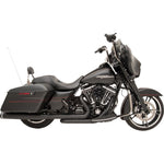 KHROME WERKS 2-into-2 Dominator Exhaust System - Black - '09-'16 FL - With 4-1/2" Muffler 200830