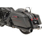 KHROME WERKS 2-into-2 Dominator Exhaust System - Black - '09-'16 FL - With 4-1/2" Muffler 200830