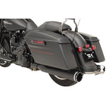 KHROME WERKS 2-into-2 Dominator Exhaust System - Black - '09-'16 FL - With 4-1/2" Muffler 200830