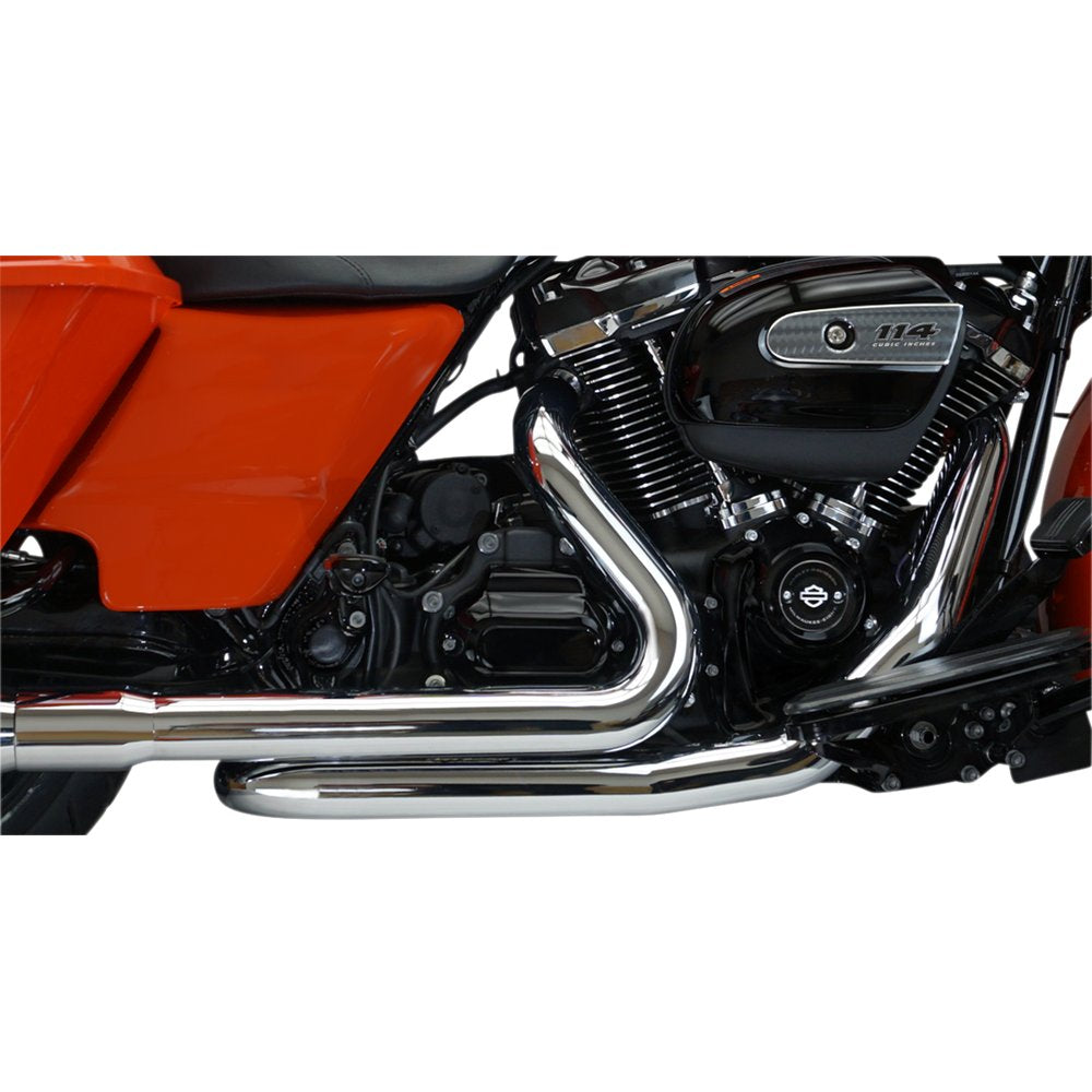 KHROME WERKS Aggressor 2-into-2 Crossover Headers - Chrome - M8 200420