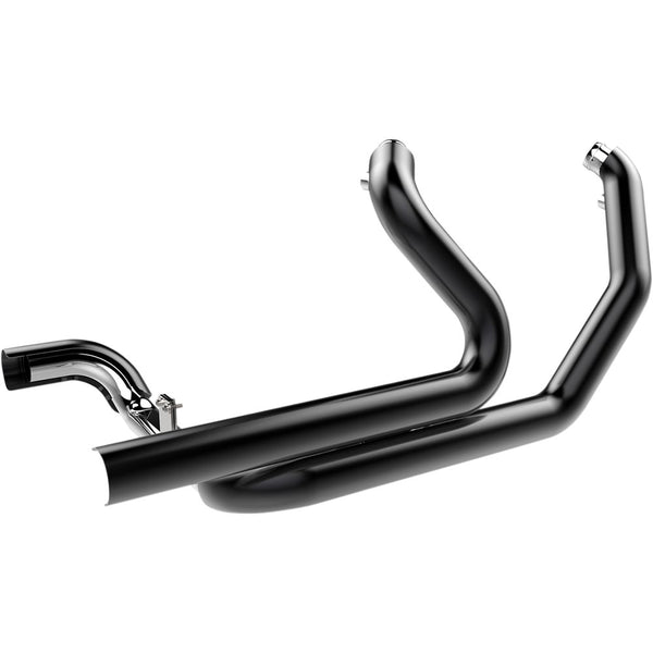 KHROME WERKS Aggressor 2-into-2 Crossover Headers - Black - FL 200860