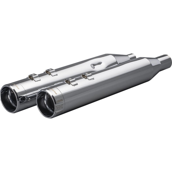 KHROME WERKS 4-1/2" HP-Plus? Slip-On Mufflers - Chrome Klassic Tip 202975