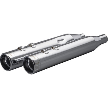 KHROME WERKS 4-1/2" HP-Plus? Slip-On Mufflers - Chrome Klassic Tip 202975