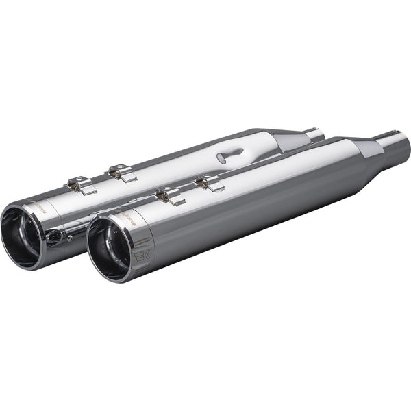 KHROME WERKS 4-1/2" HP-Plus? Slip-On Mufflers - Chrome Klassic Tip 202925