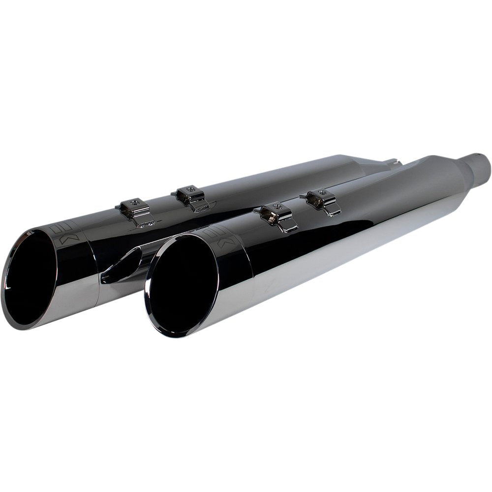 KHROME WERKS 4-1/2" HP-Plus? Slip-On Mufflers - Chrome Edge 202665