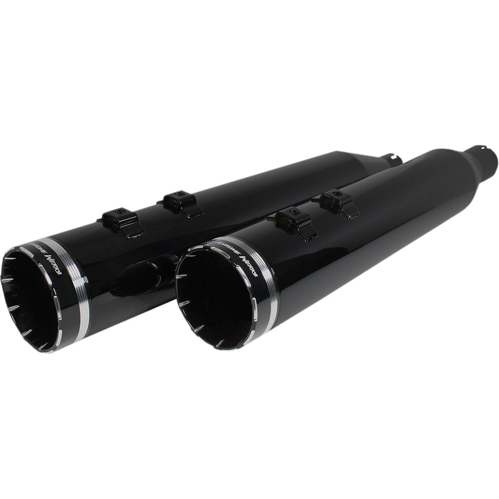 KHROME WERKS 4-1/2" HP-Plus? Slip-On Mufflers - Obsidian Tracer 202640