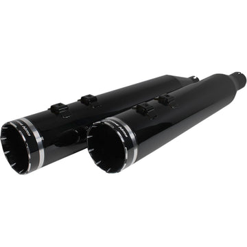 KHROME WERKS 4-1/2" HP-Plus? Slip-On Mufflers - Obsidian Tracer 202640